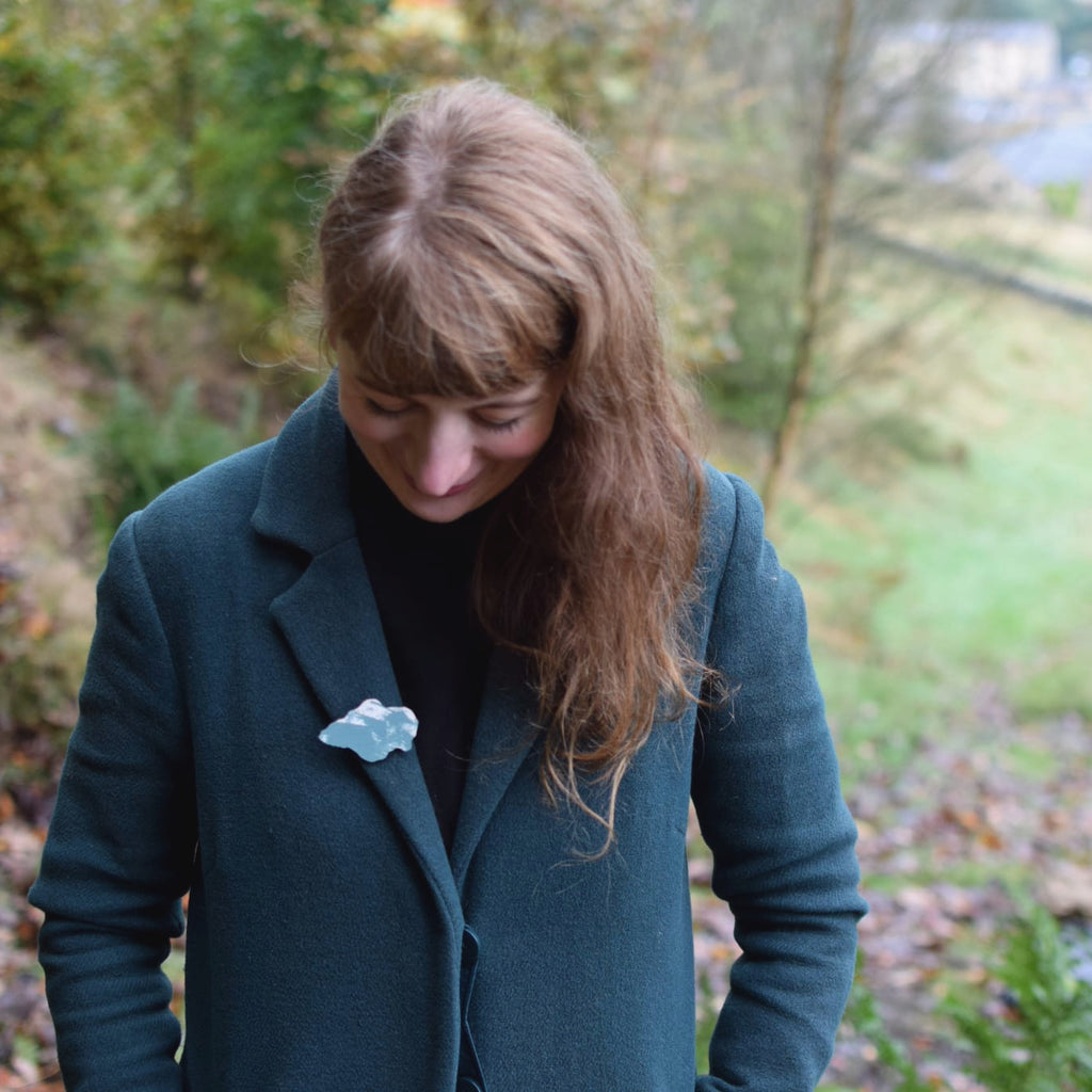 Autumn Leaves and brooches on coats