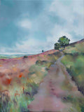 I walk the path with you in bloom  Original Painting