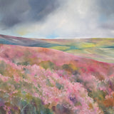 Holding Summer, the heather knows Original Oil Painting (2025)