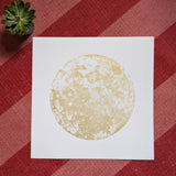 Gold Moon Screen Print