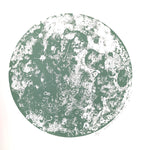 Green moon print