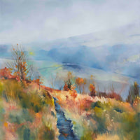 Mist and Valley Original Painting