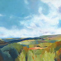 Blue Skies & Patchwork Fields Ltd Edition Giclée Print